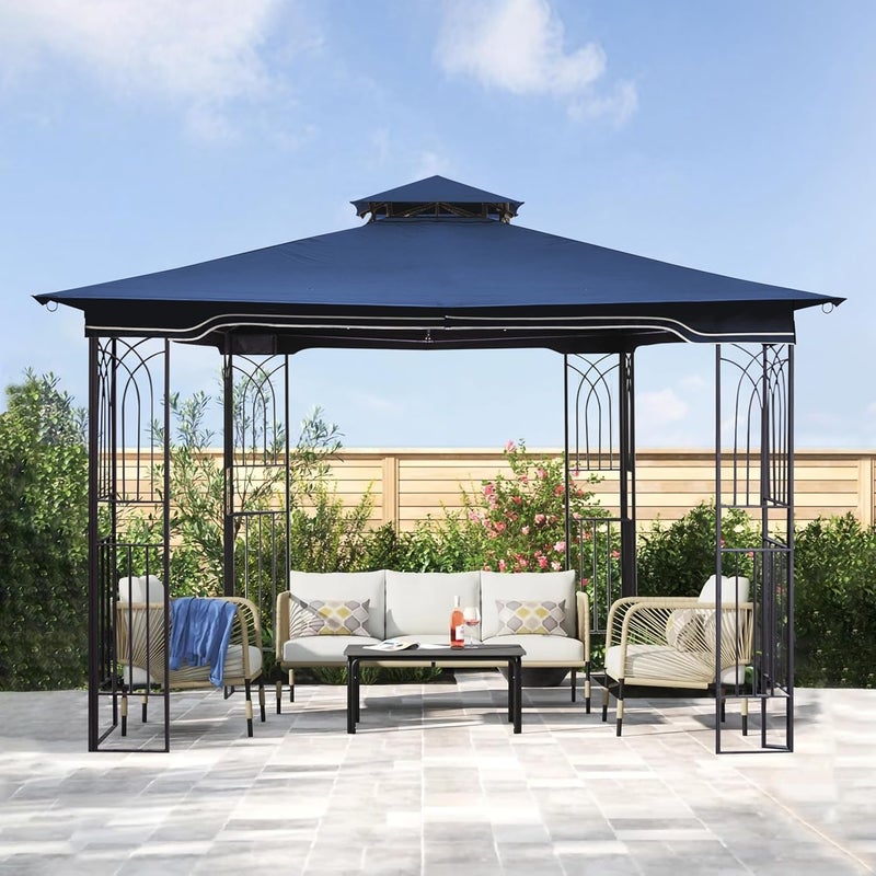 SCOCANOPY Replacement Gazebo Canopy for 10 x 12 Regency II Patio Gazebo Model L-GZ798PST,A101004104,A101004105,(Navy Blue) - Image 2